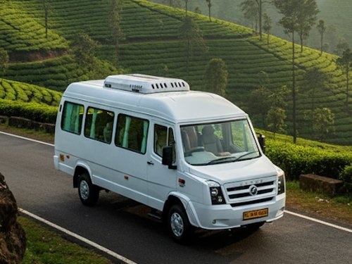  10-Seater tempo traveller hire Kerala