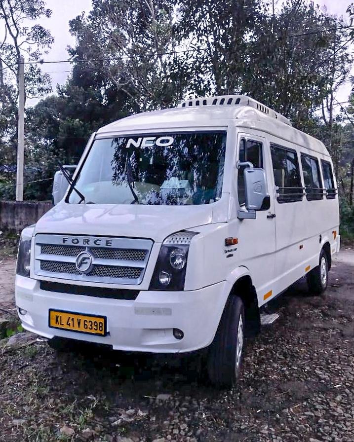 kerala luxury tempo charges, tempo traveller inside